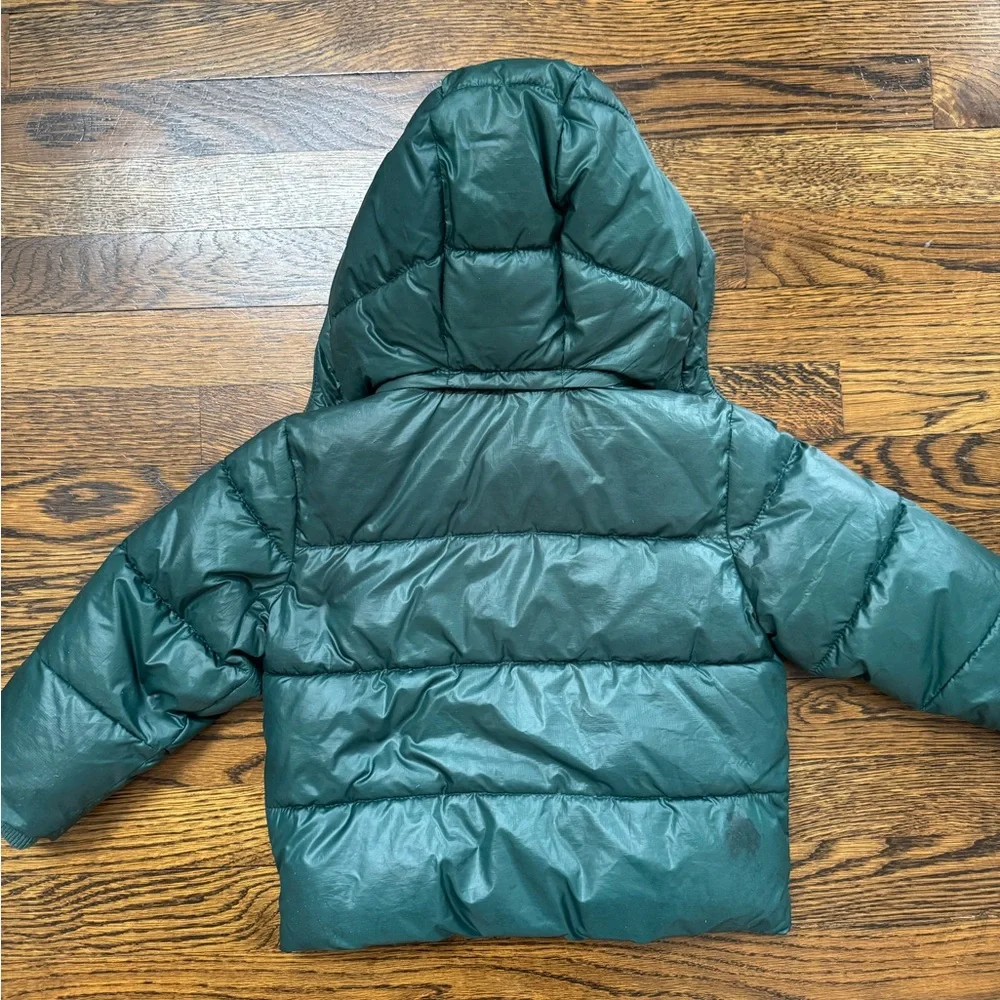 GAP Kids Green Puffer Jacket, Size: 2T